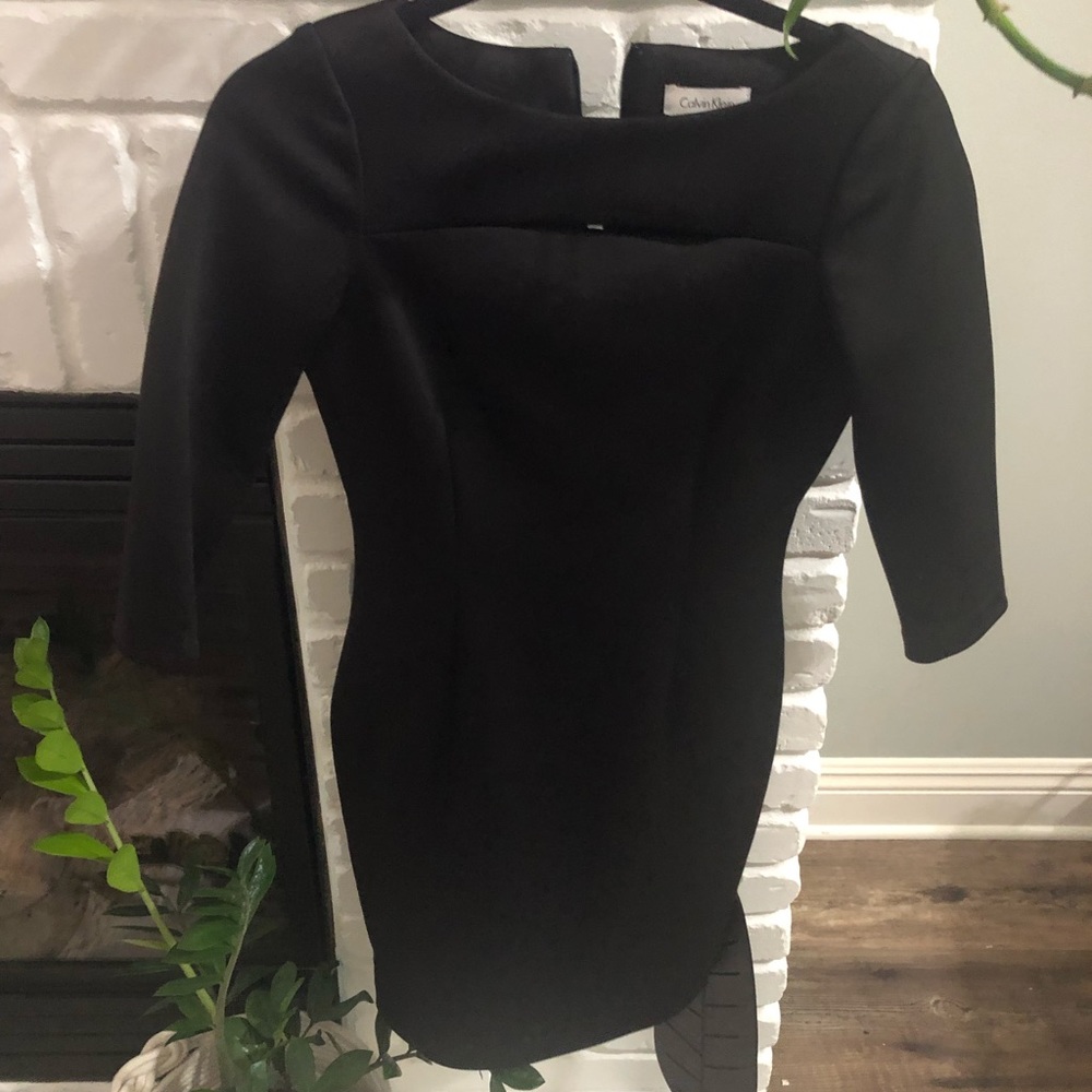 Career Sexy Calvin Klein black Dress